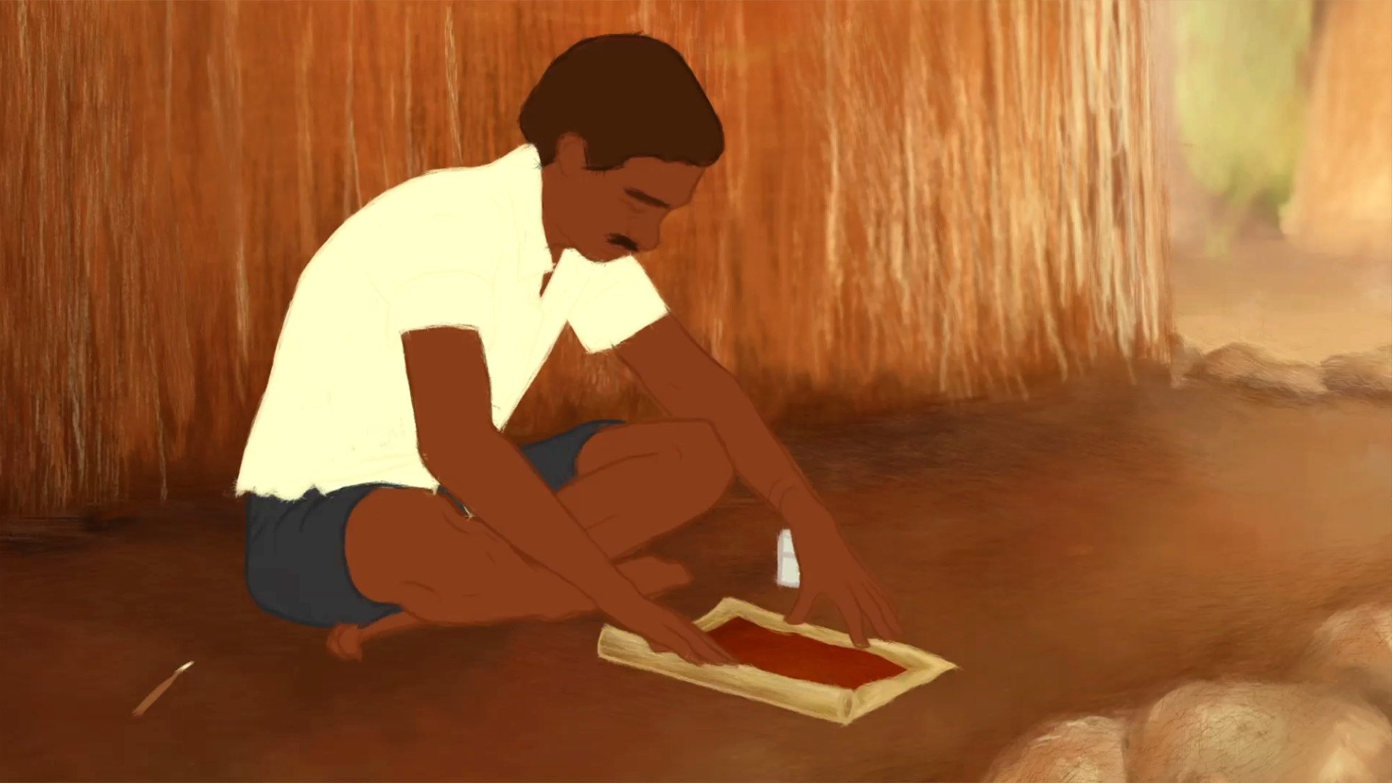 Court métrage Les Warlis, Tribu Adivasi Indienne – Le Conte de l'orgueilleux gendre qui disait ne pas aimer le miel